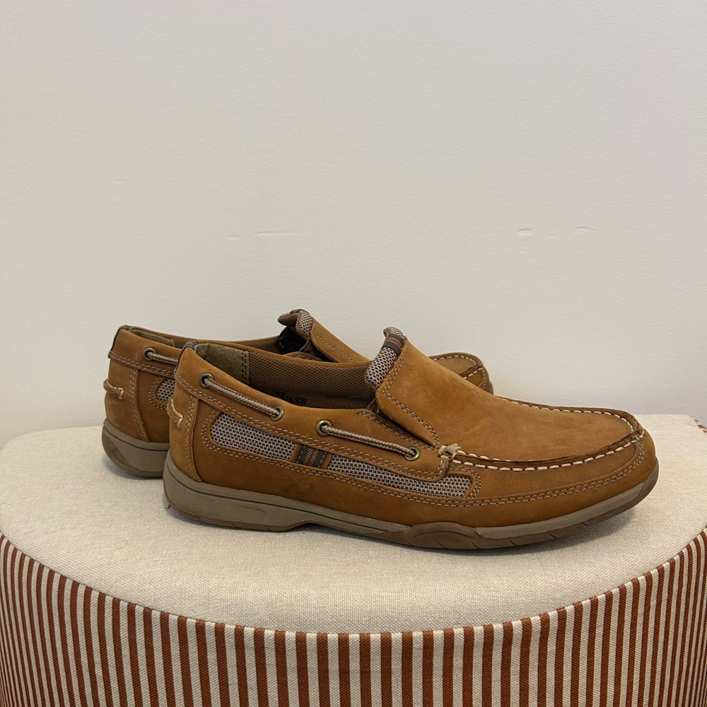 G.H. Bass & Co. Brown Boat Shoes for Men